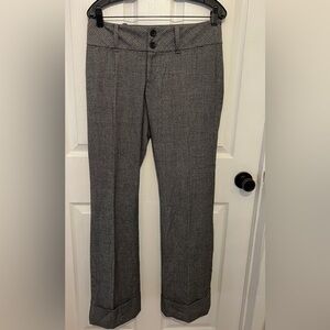 BANANA REPUBLIC Vintage Y2K Women’s Houndstooth Wool Straight Leg Pants Size 4